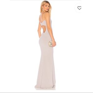 Revolve Katie May Bambi Gown (Dove Gray)